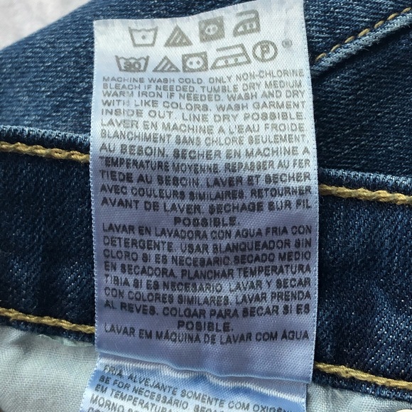 SOLD! LEVI’S 515 Bootcut Studded Flap Pocket Jeans- Sz 6 - Picture 7 of 7